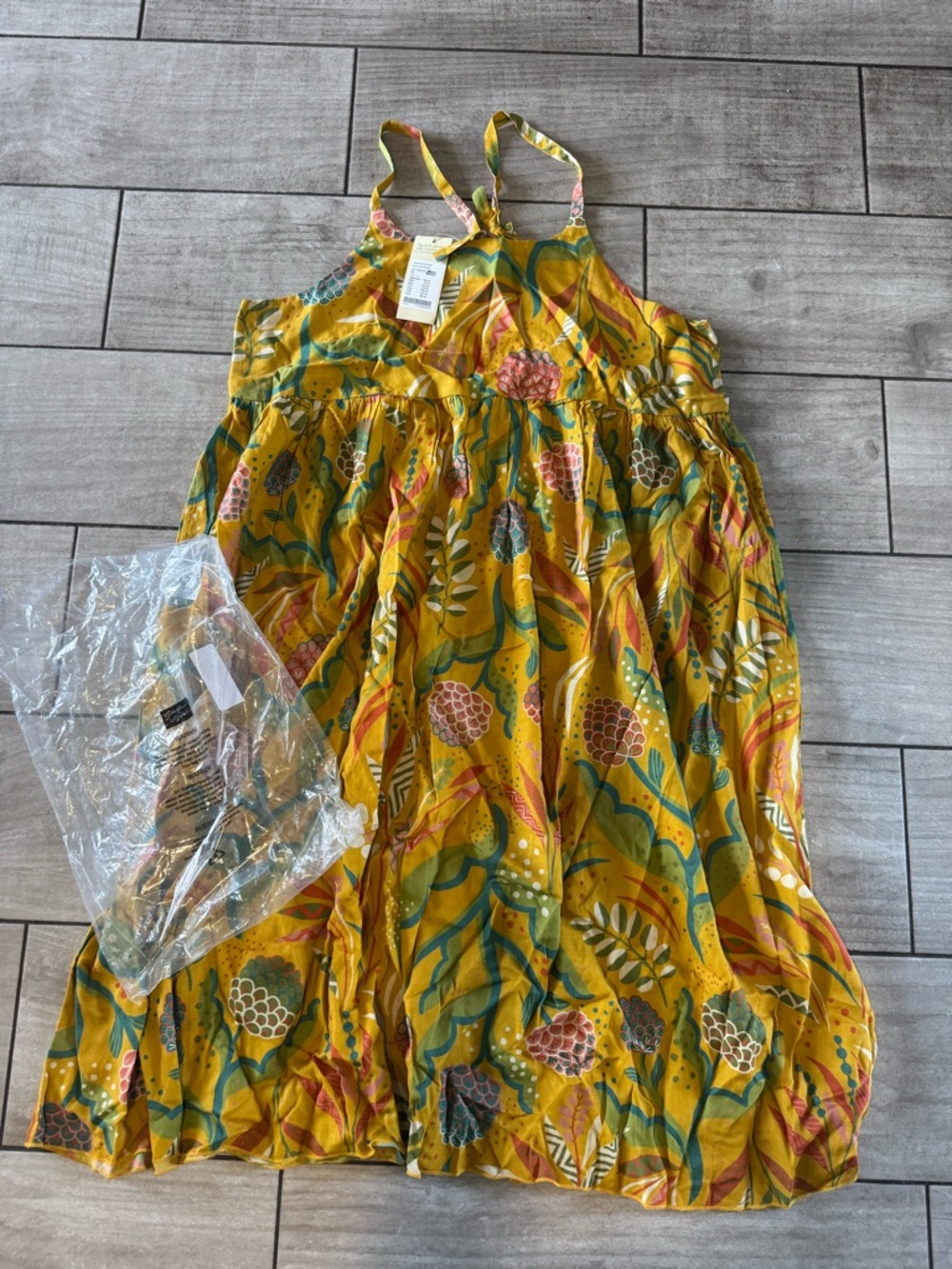 NWT Gudrun Sjödén Women’s Artichoke Dress W/ Pockets Sz XL